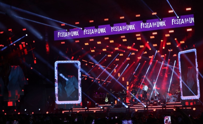 Em noite histórica, Luan Santana reúne milhares de fãs em show na Festa Nacional da Uva 2026